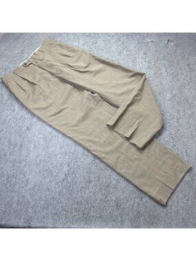 Zanella Dress Pants Men Men 34 x 32 Beige Straight Leg *Damaged